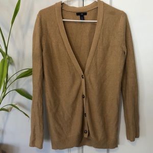 Cozy Tan Knit Cardigan
